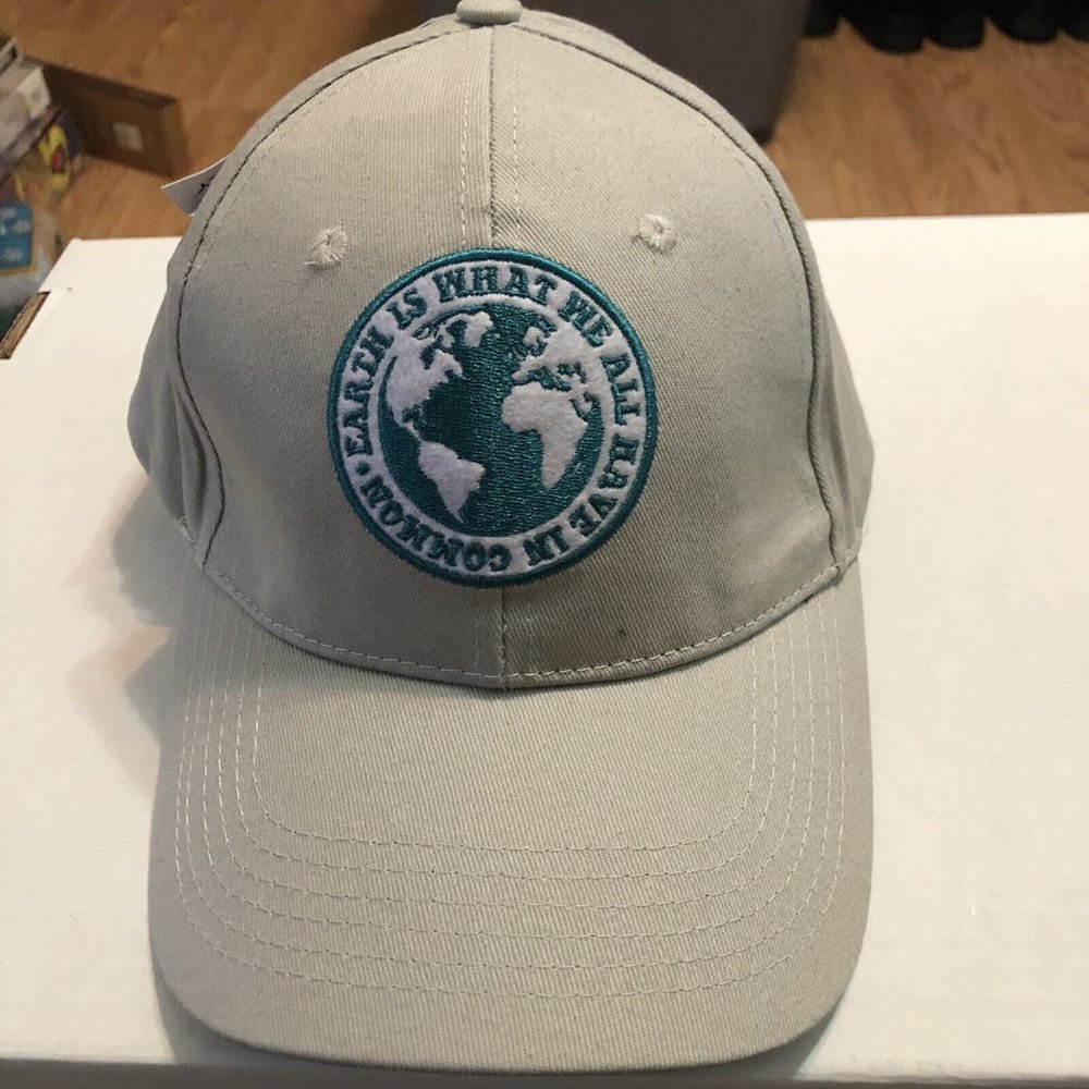 culture fly hat “earth is what we have in common” adjustable hat 100% Cotton